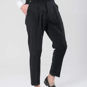 Pantalone Biforcato Nero Milano