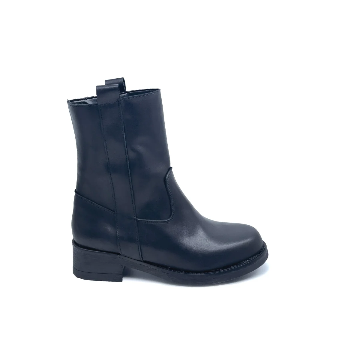 LINE Stivaletto donna in Vera Pelle Nero - immagine 2