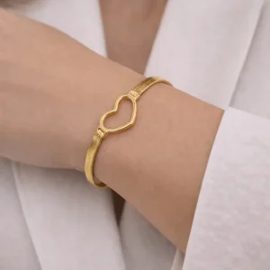 Bracciale oro cuore Romina