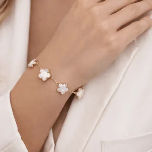 Bracciale Noa oro e bianco