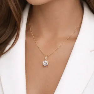 Collana Mellissa oro con punto luce