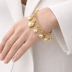 Bracciale aurora oro con pendenti