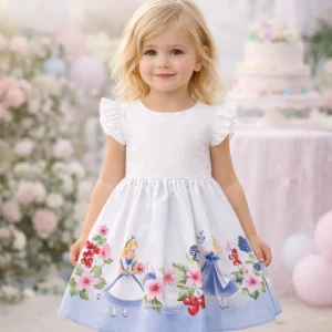 Abito Monnalisa Alice dalla 2 anni alla 10 anni