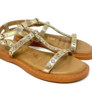 SANDALI BASSI JANET & JANET DONNA ORO - J142 GOLD