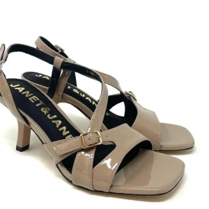SANDALI CON TACCO JANET & JANET DONNA TAUPE - J182 TAUPE