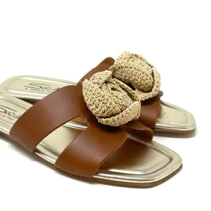 SANDALI BASSI SEGUIMI DONNA CUOIO - KARL112LAM PLA