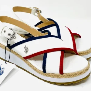 SANDALI U.S. POLO ASSN. DONNA BIANCO - KATE004 BI