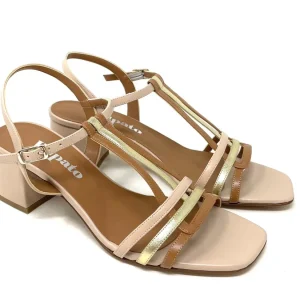 SANDALI CON TACCO VOLPATO DONNA NUDE - L333SOFT NUDE