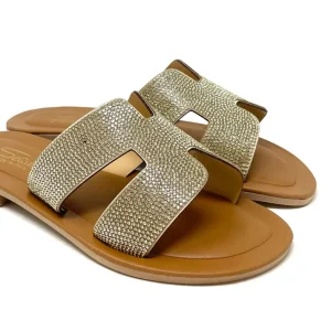 SANDALI BASSI SEGUIMI DONNA ORO - LIDO700 CUOIO