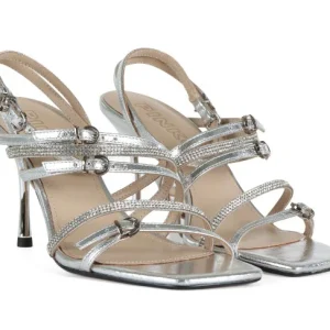 SANDALI CON TACCO PINKO DONNA ARGENTO - LISA01 SILVER