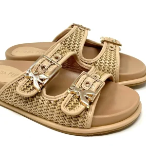 SANDALI BASSI PATRIZIA PEPE DONNA BEIGE - PJ337 BEIGE