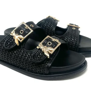 SANDALI BASSI PATRIZIA PEPE DONNA NERO - PJ337 NERO