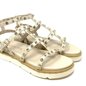 SANDALI BASSI PATRIZIA PEPE DONNA BEIGE - PJ347 WHITE