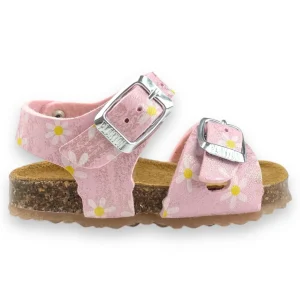 Sandali PLAKTON per bambina rosa chiusura con fibbie dal 19 al 24