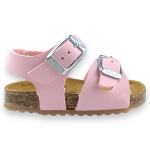 Sandali PLAKTON bambina rosa chiusura con fibbie dal 19 al 24