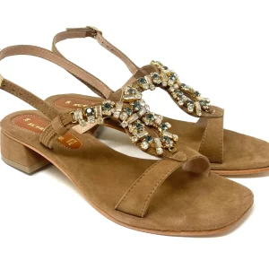 SANDALI BASSI PRINCIPE DONNA CUOIO - S14221 NUDE