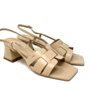 SANDALI CON TACCO VOLPATO DONNA BEIGE - ST046 CAPP