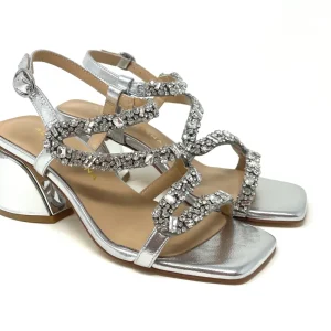 SANDALI CON TACCO ALMA EN PENA DONNA ARGENTO - V240716 SIL