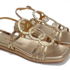 SANDALI BASSI ALMA EN PENA DONNA BRONZO - V2551603 BRONZ