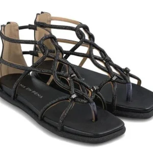 SANDALI BASSI ALMA EN PENA DONNA NERO - V2551604 NERO