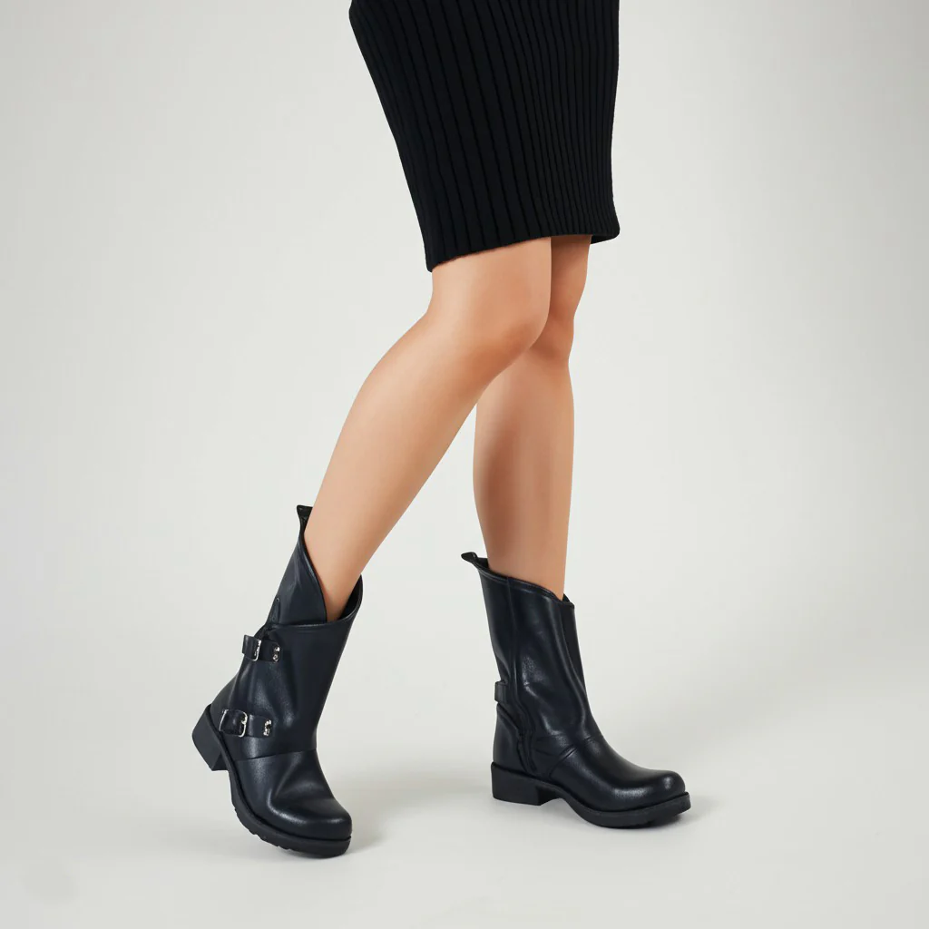 Stivale SINFONIA in Vera Pelle Nero - immagine 2