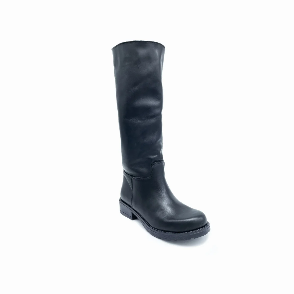 Stivale BELGIO in Vera Pelle Nero - immagine 3