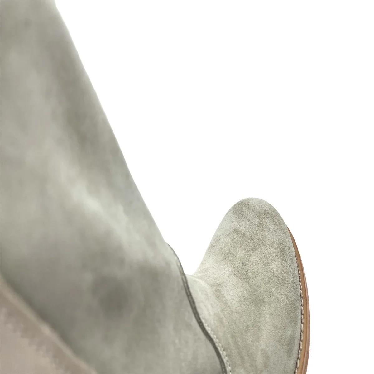 Stivale POMPEI in Pelle Scamosciata Taupè e Nabuk - immagine 4