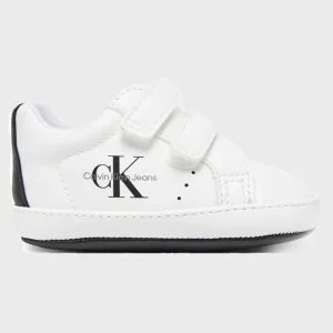 Scarpe CALVIN KLEIN da culla in ecopelle bianca 17 - 19