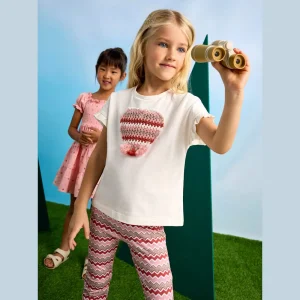 Completo MAYORAL t-shirt e leggings fantasia multi rosa 2 anni - 10 anni