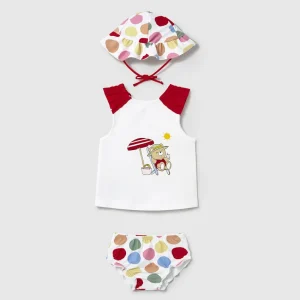 Completo MAYORAL costume top e cappello orsetto 1 mese - 18 mesi