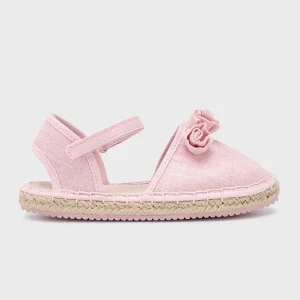 Sandali MAYORAL modello espadrillas rosa con roselline 19 - 25