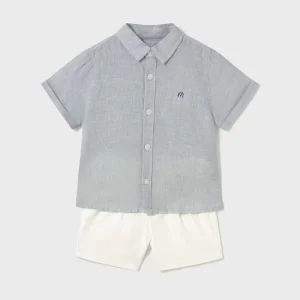 Completo MAYORAL camicia e bermuda 6 mesi - 4anni