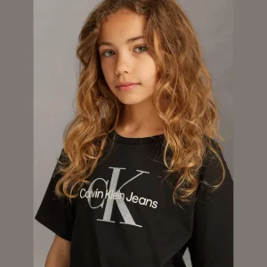 T-shirt CALVIN KLEIN Girl nera 4 anni - 16 anni