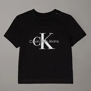 T-shirt CALVIN KLEIN unisex baby e kids nera 9 mesi - 4 anni