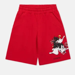 Bermuda ICEBERG rosso 12 mesi - 16 anni