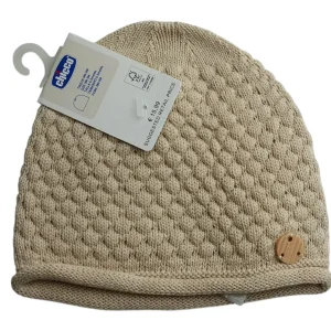 Cappello CHICCO beige in filo 0 mesi - 3 mesi