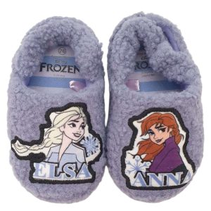 Pantofole FROZEN in ecopelliccia lilla 25 - 26