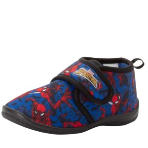 Pantofole SPIDERMAN chiusura velcro blu 25 - 26
