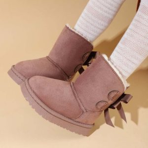 Stivali Sofia Bambina Ecopelliccia Taupe 25-36