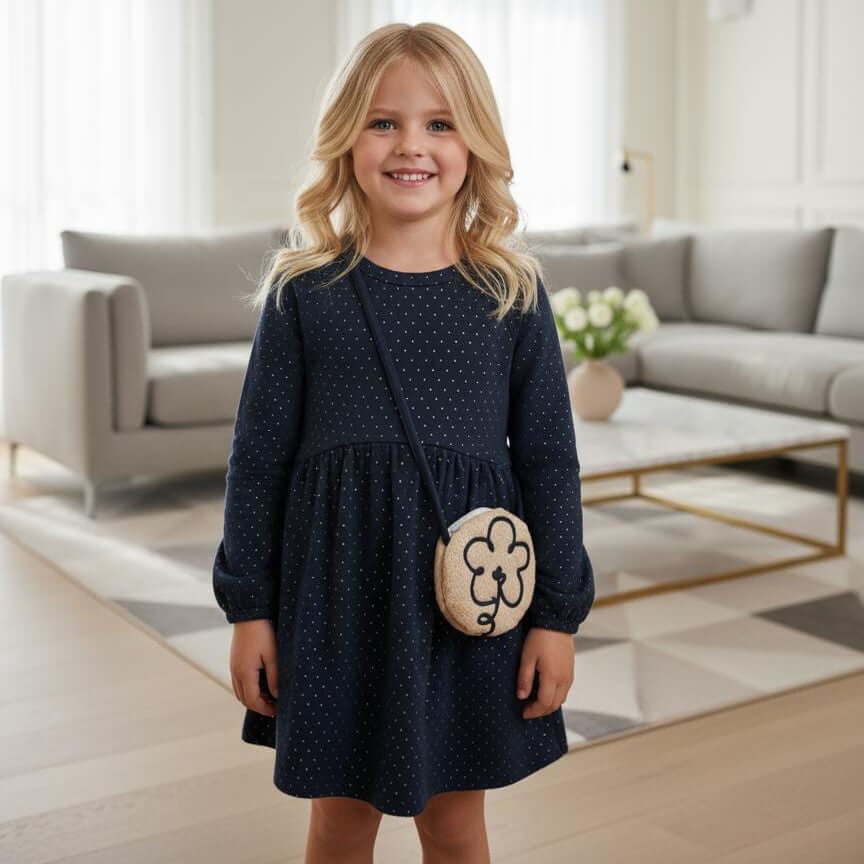 Abito e Borsetta MAYORAL blu 2 anni - 10 anni - immagine 2