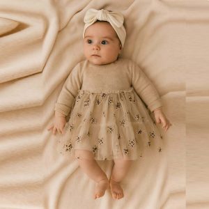 Abito MAYORAL con tulle con stelline leopardate 1 mese - 18 mesi