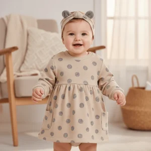 Abito e fascia bambina MAYORAL dalla 0mesi alla 18mesi