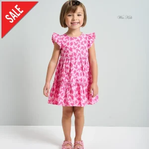 Abito i DO fantasia farfalle rosa 12 mesi - 8 anni