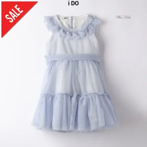 Abito I DO in tulle azzurro dalla 12 mesi alla 8 anni