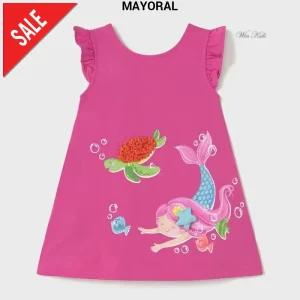 Abito MAYORAL fuxia sirenetta 6 mesi - 4 anni