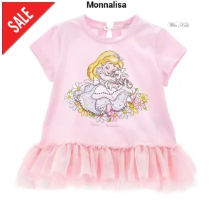 Abito Mini MONNALISA rosa 3 mesi - 24 mesi