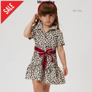 Abito MONNALISA chemisier maculato 2 anni - 10 anni