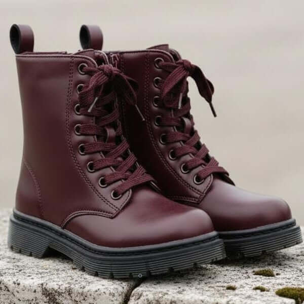 Scarpe anfibio SOFIA bordeaux dal 20 al 36 - immagine 3