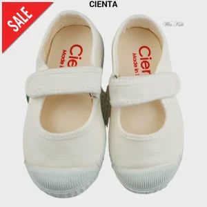 Ballerine CIENTA bianca con punta in gomma 21 - 34