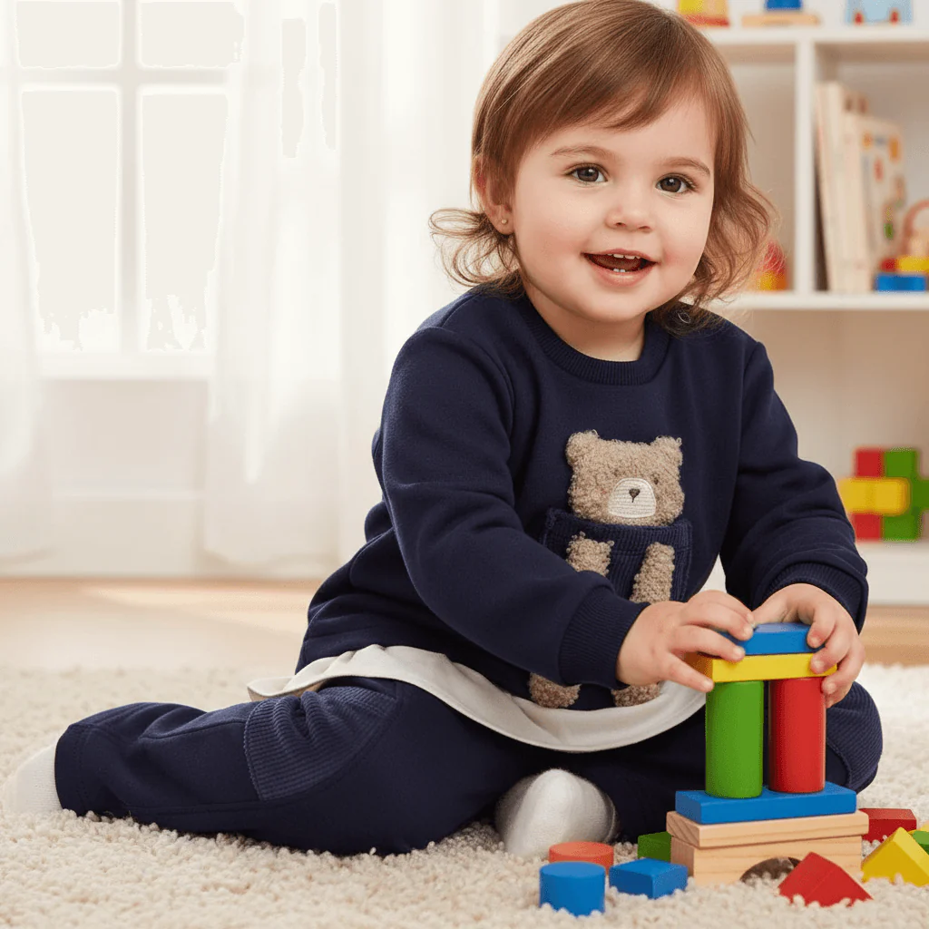 Tuta MAYORAL orsetto blu 6 mesi - 4 anni